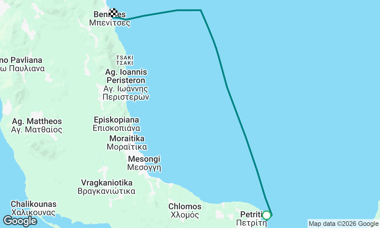 Voyage map