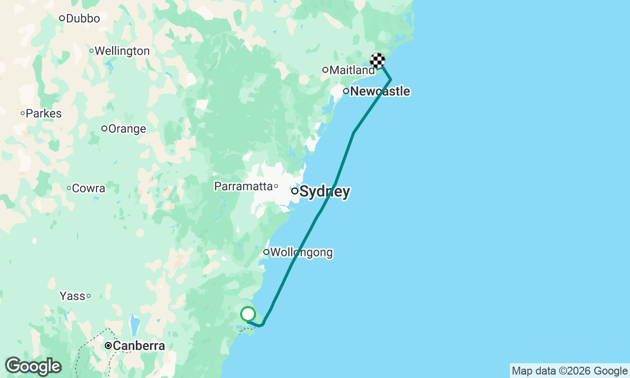 Voyage map