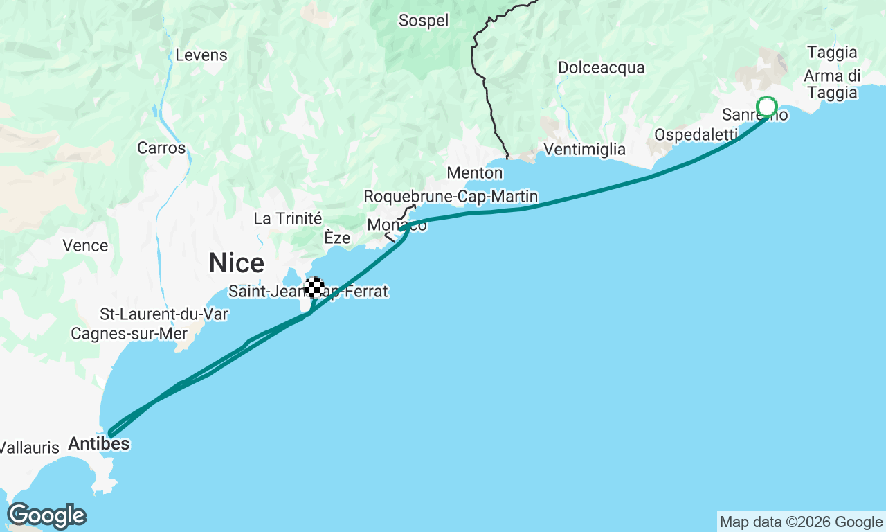 Voyage map