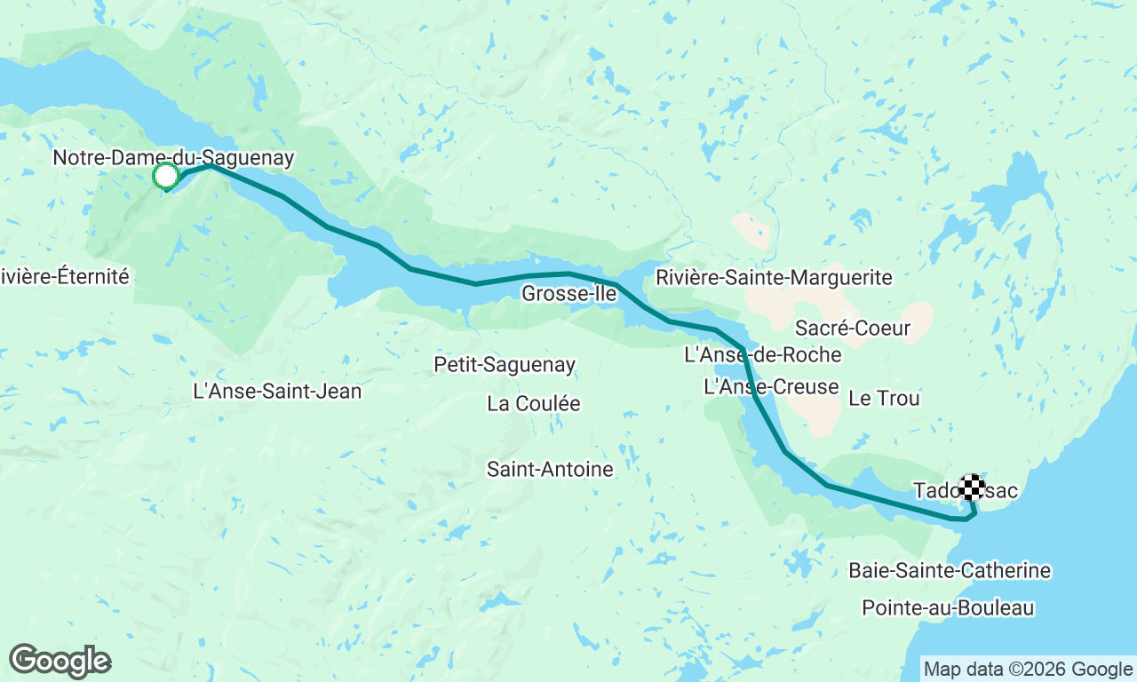 Baie Trinité à Tadoussac