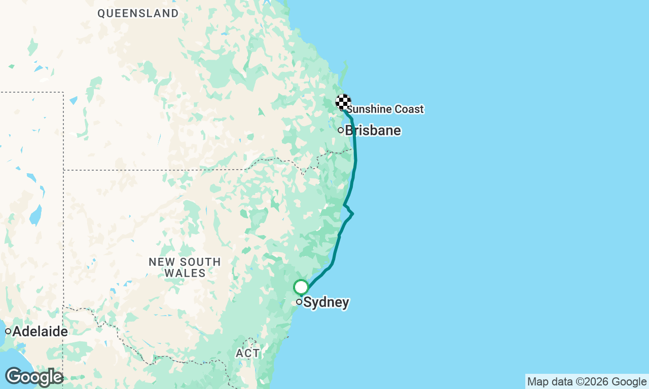 SydneyToMooloolabaDec25