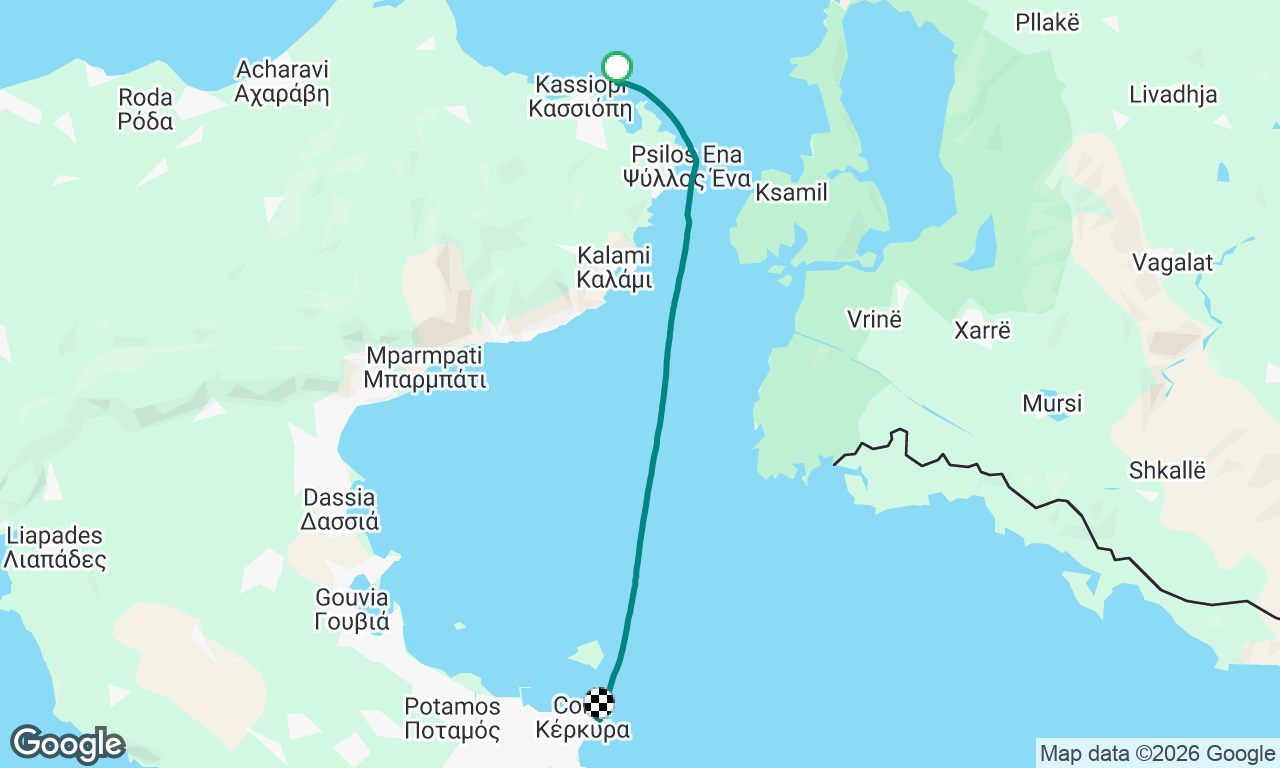 Voyage map