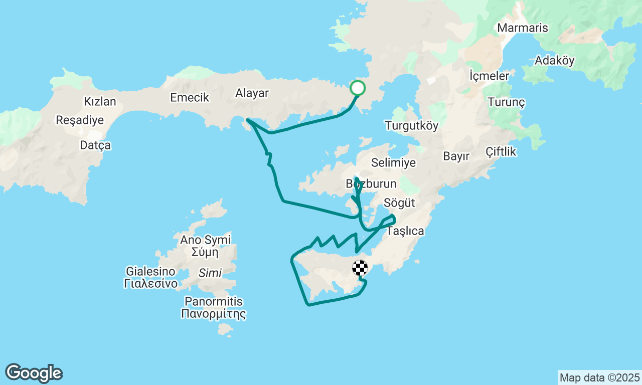 Voyage map