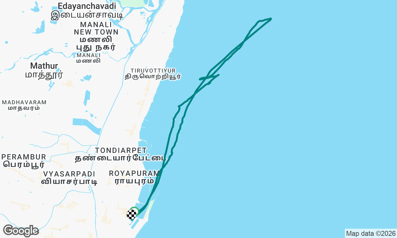 Voyage map