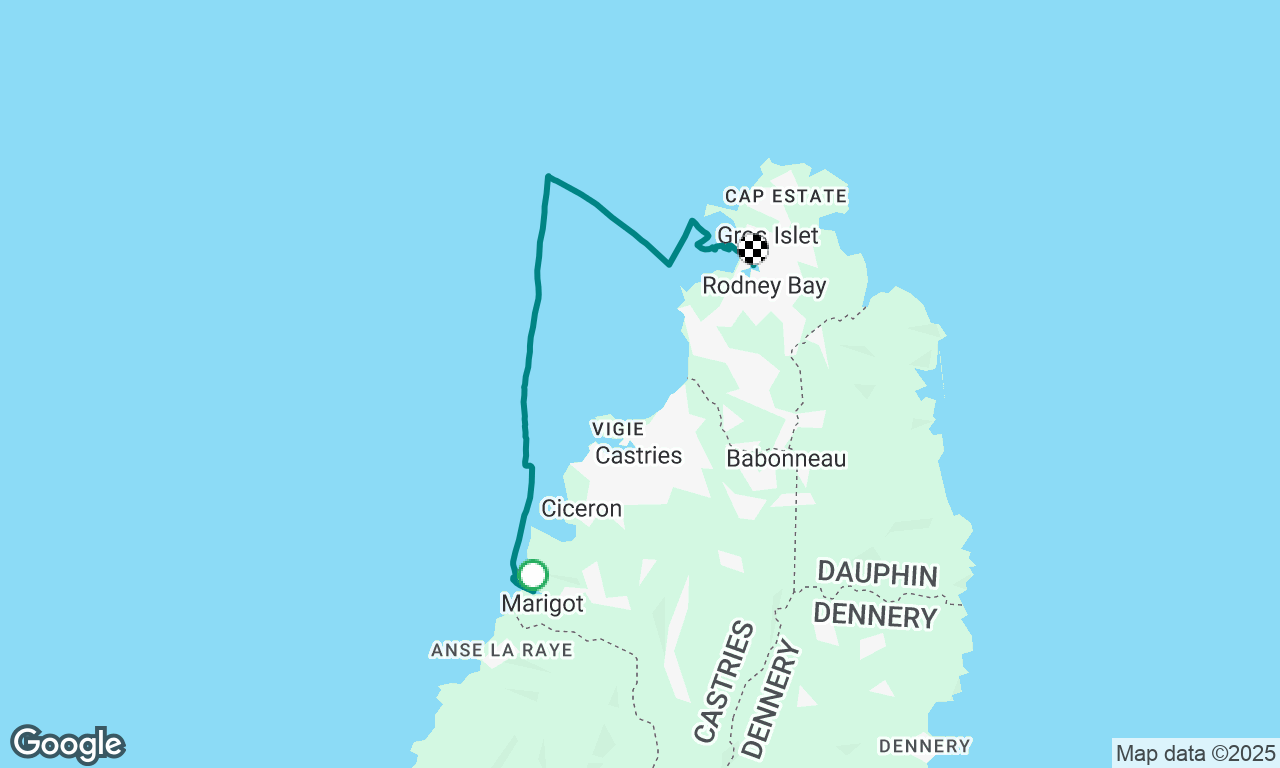 Sixth Leg - Greneda to St. Lucia