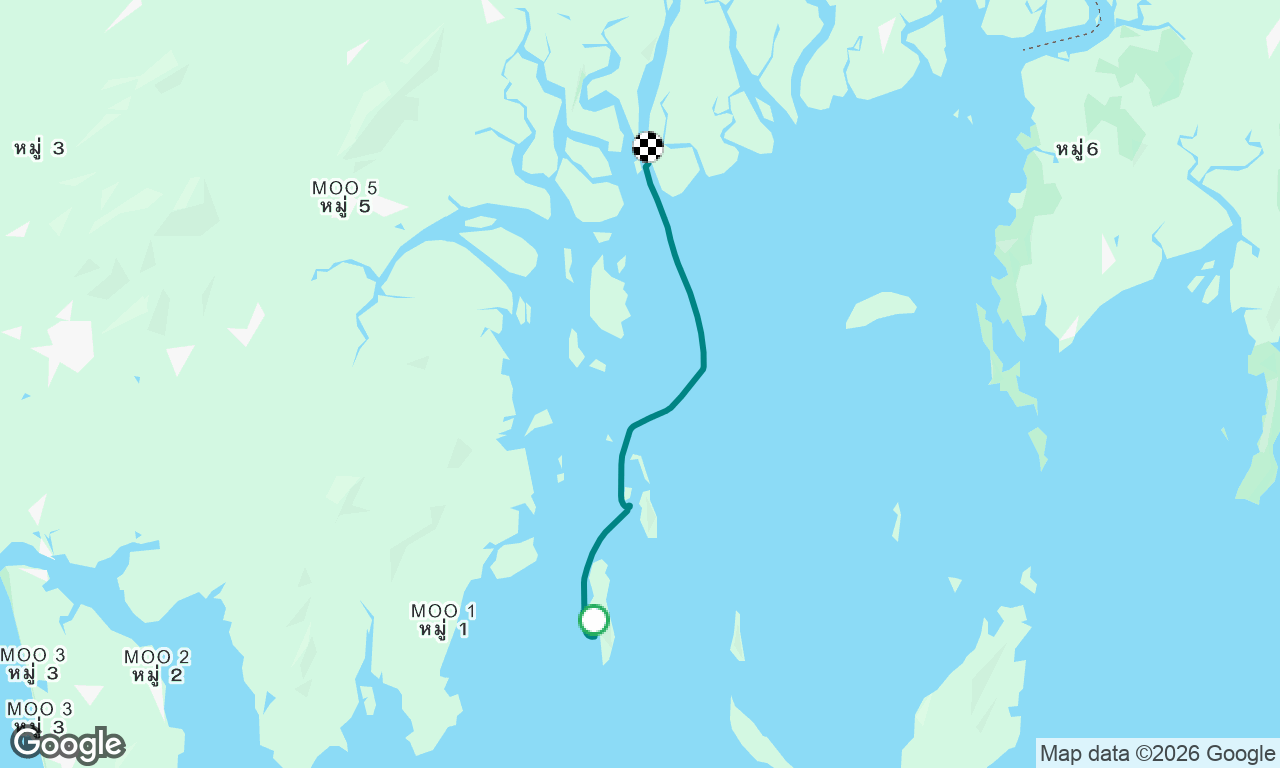 Koh Pan Yi with a stop in Koh Hong