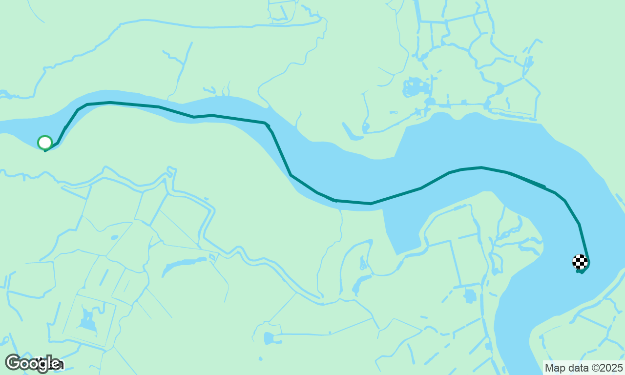 Island Reach to Iken church 