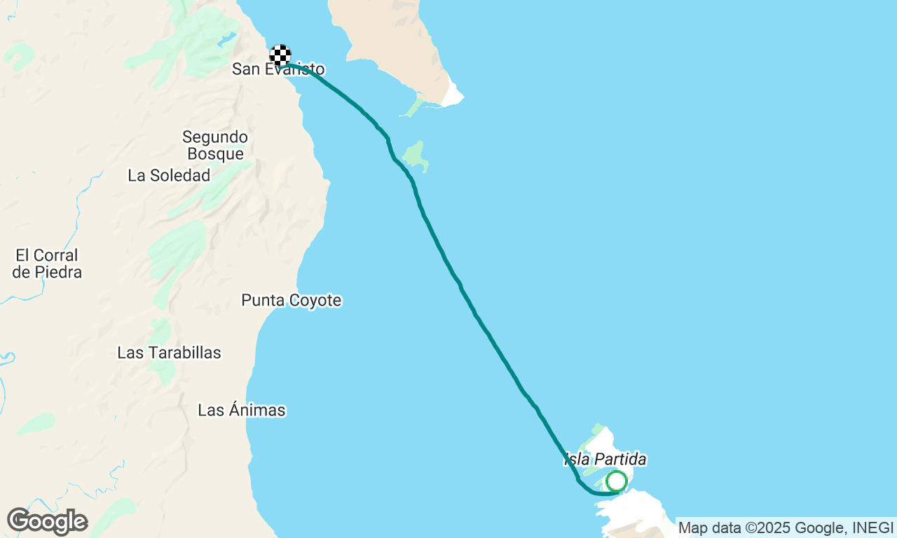 Isla Partida to San Evaristo 