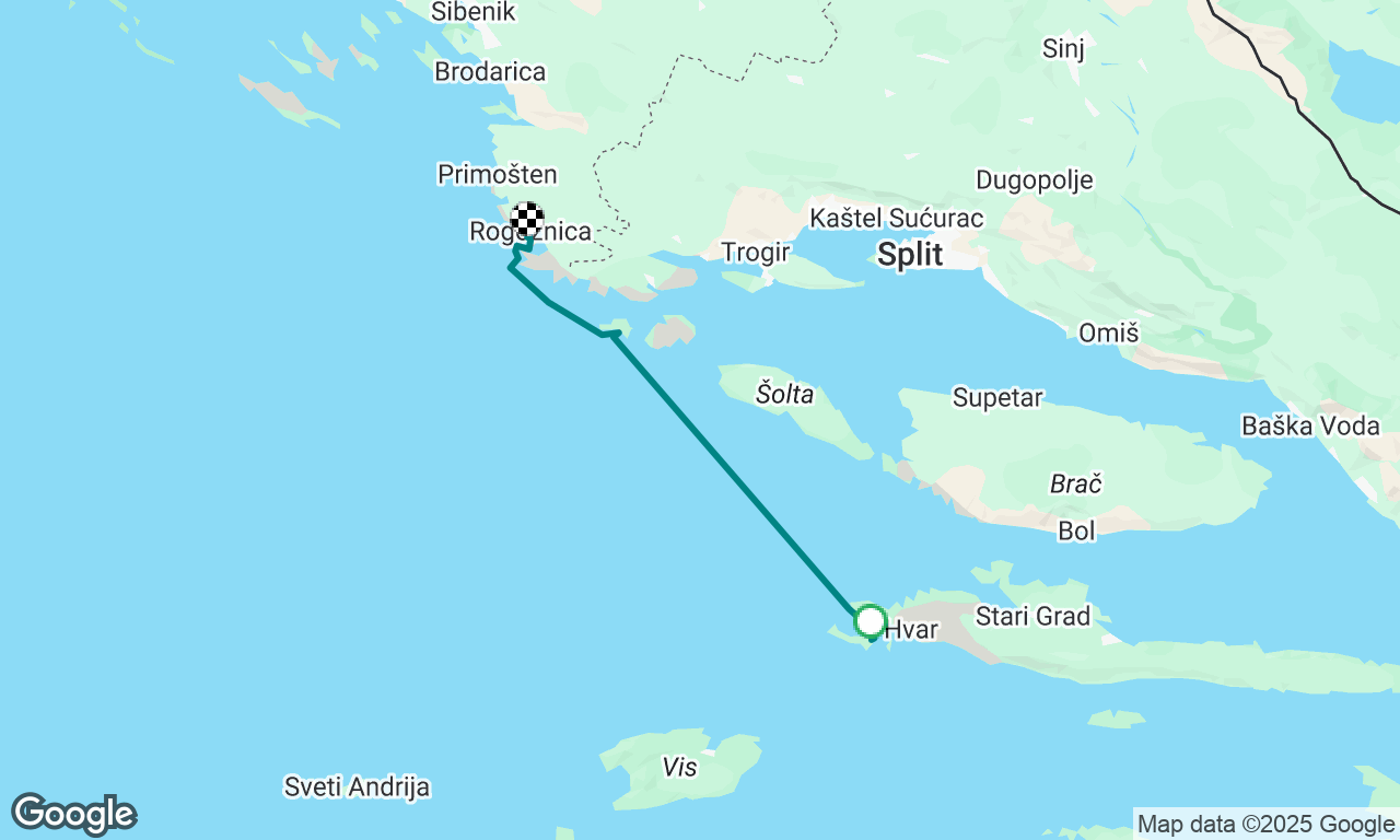 Hvar to Rogoznica
