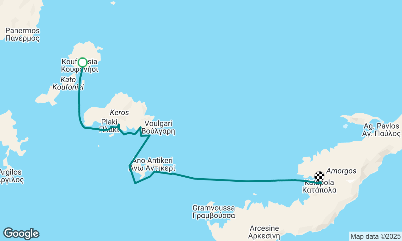 Koufonisi to Amorgos (North Pier).