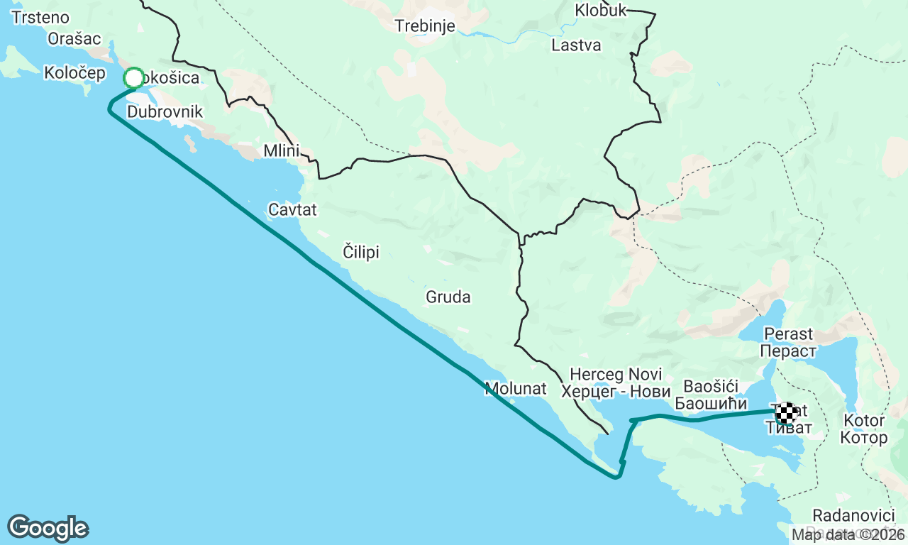 Dubrovnik to Tivat - Day 5