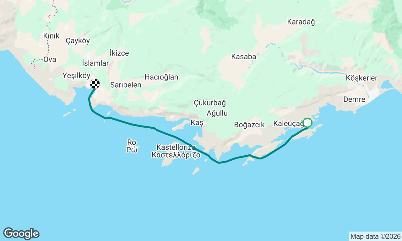 Voyage map