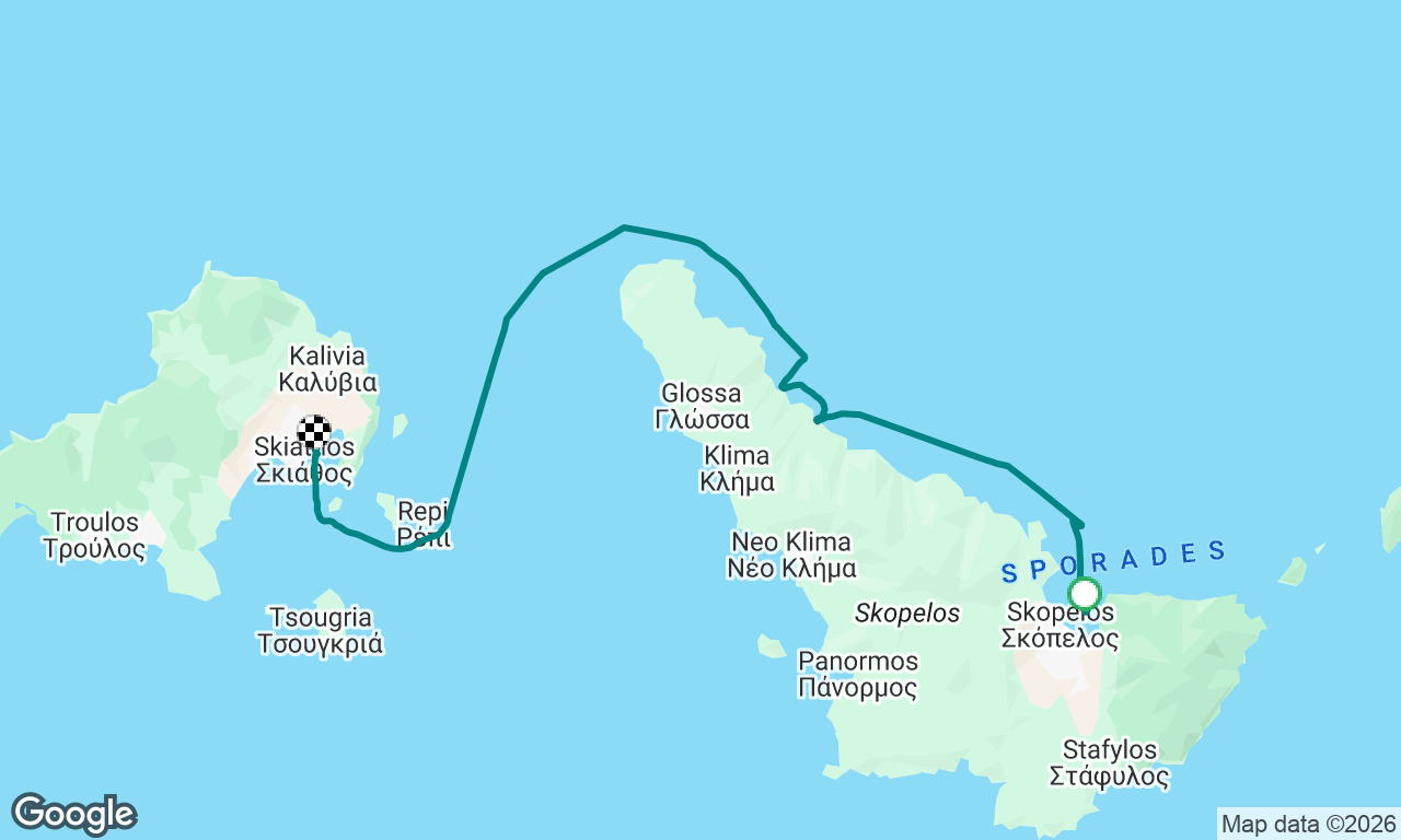 Voyage map