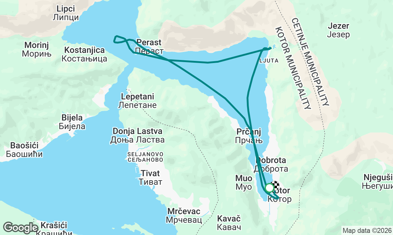 Voyage map