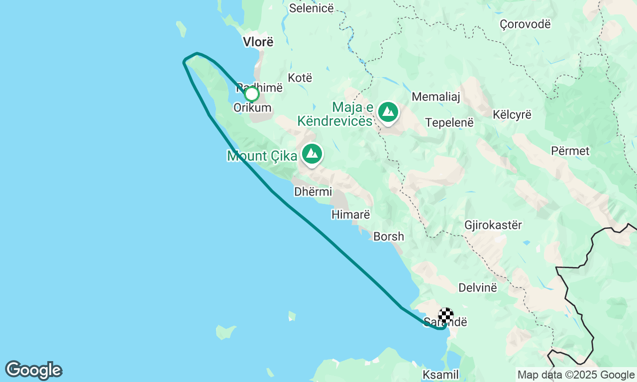Orikum to Sarande