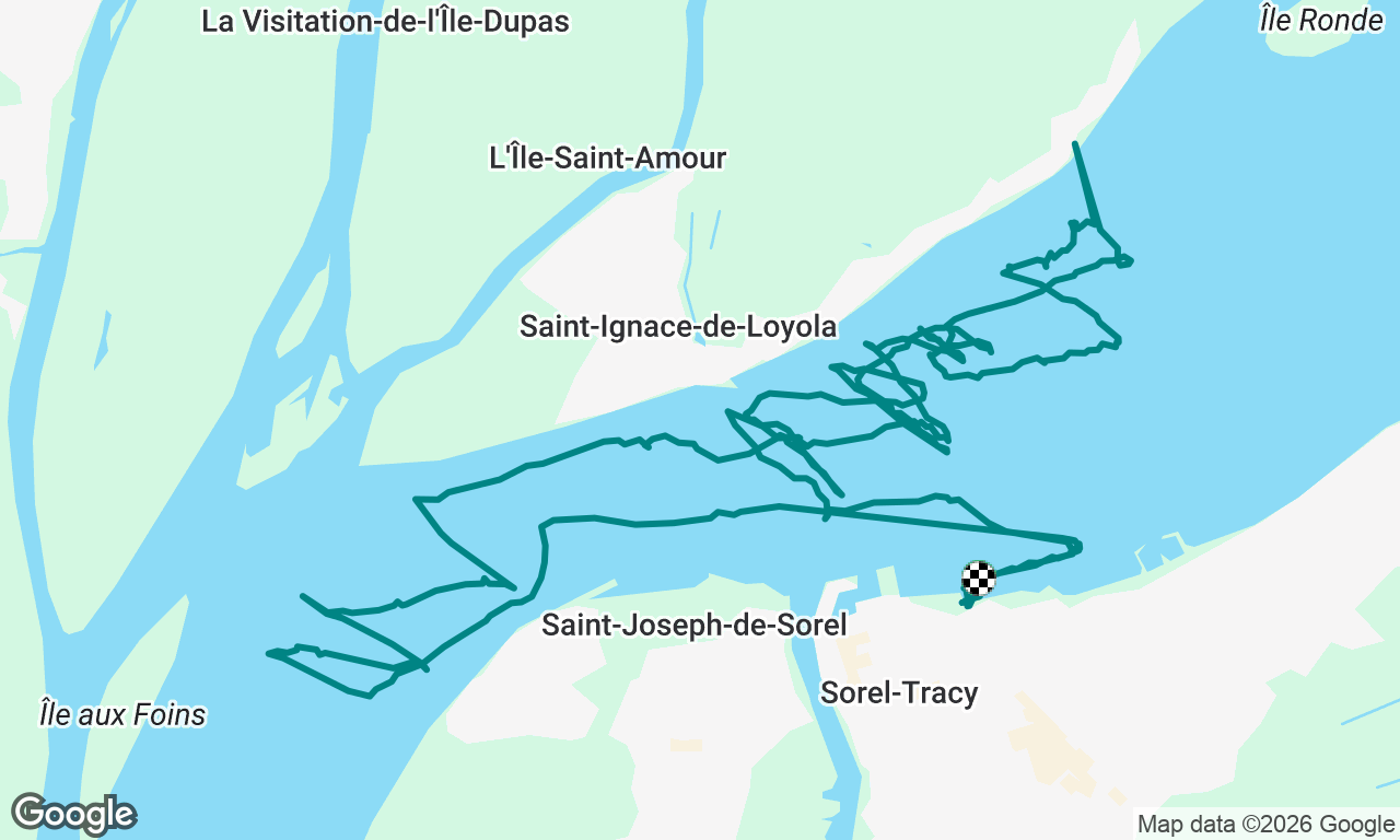 Voyage map