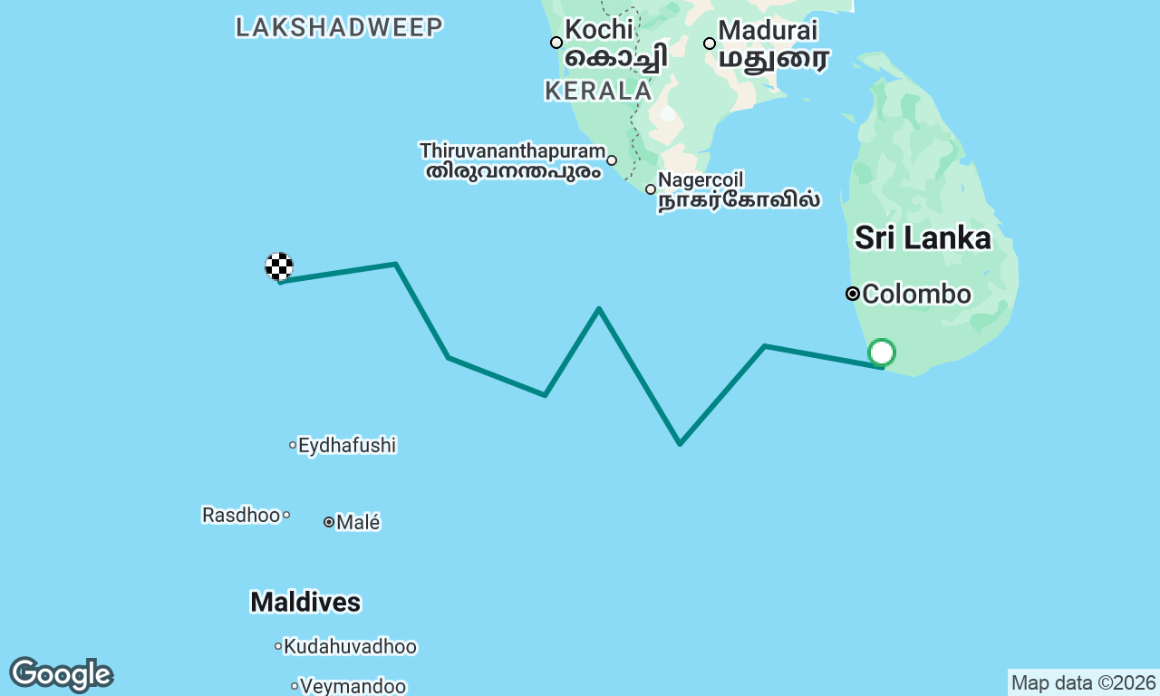 Galle Sri Lanka to Uligan 2026