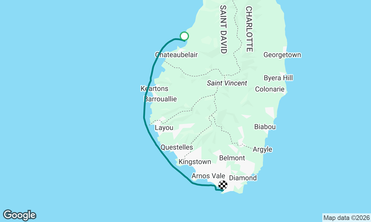 Chateaubelair to Blue Lagoon