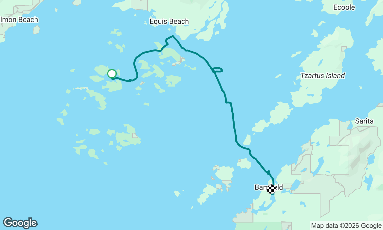 JibSet RRR Day 21
Joe’s Bay to Bamfield