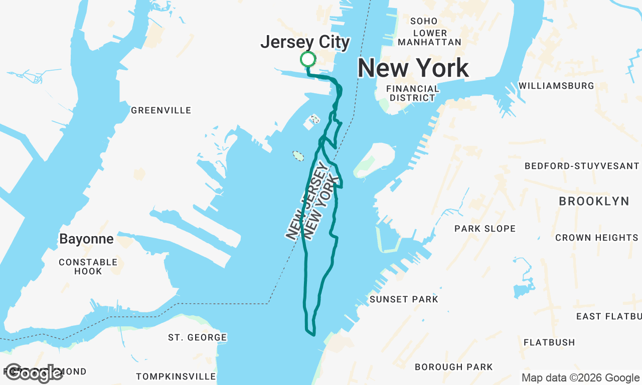 Voyage map