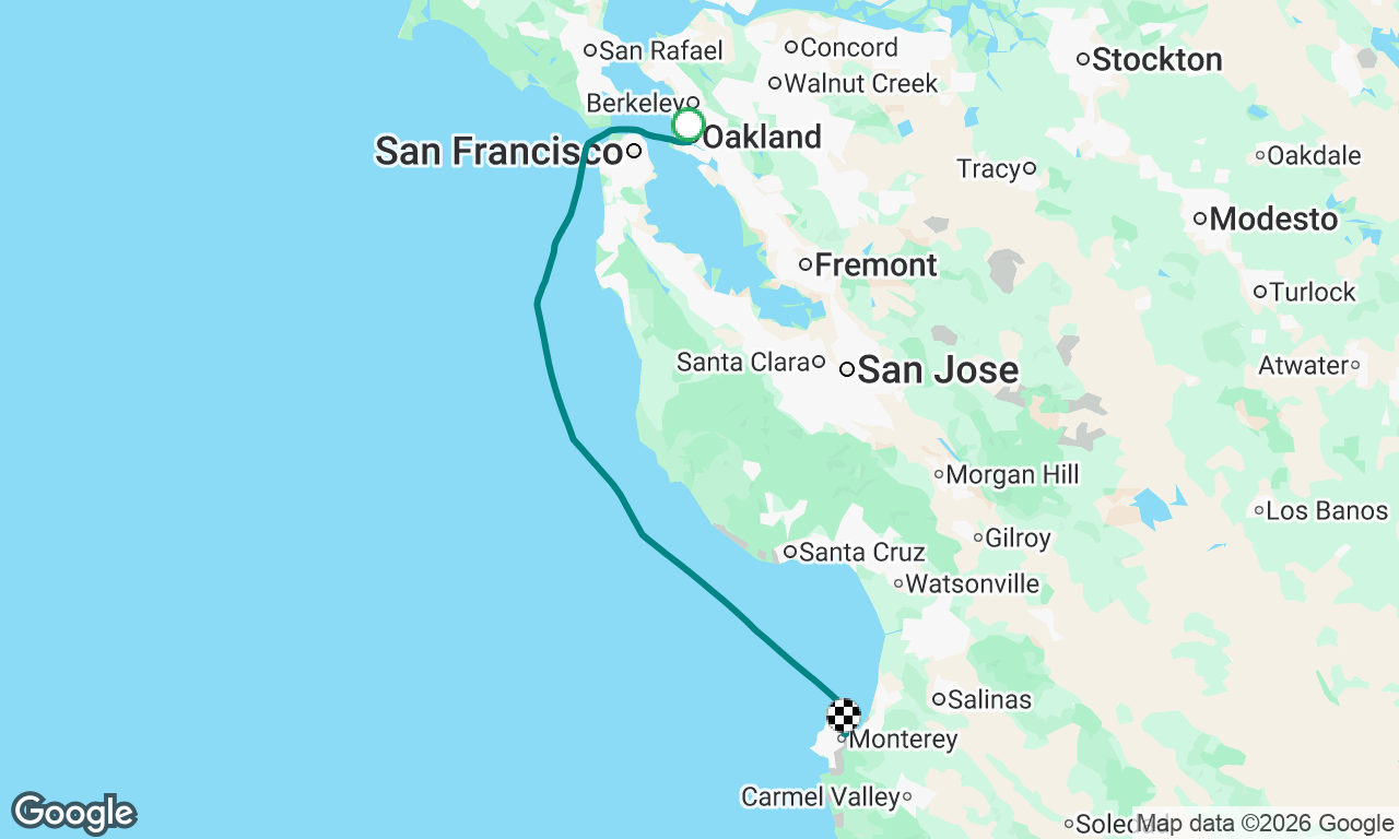 OYC to Monterey Bay (L1)
