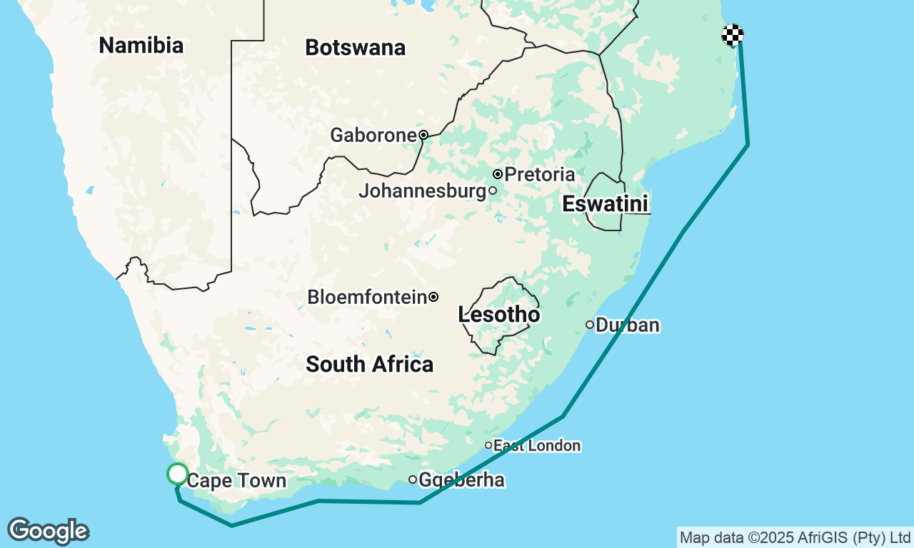 Cape Town to Vilankulos