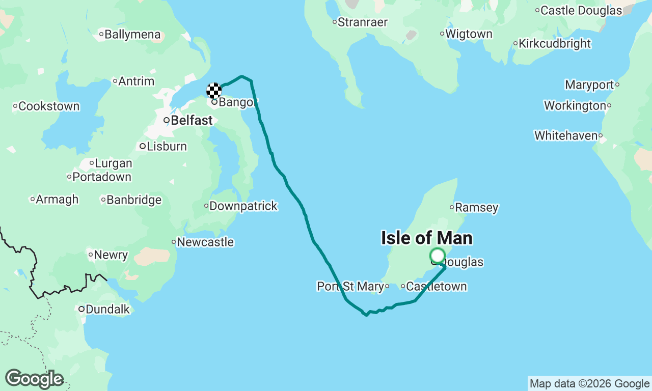 Douglas IoM to Bangor NI
