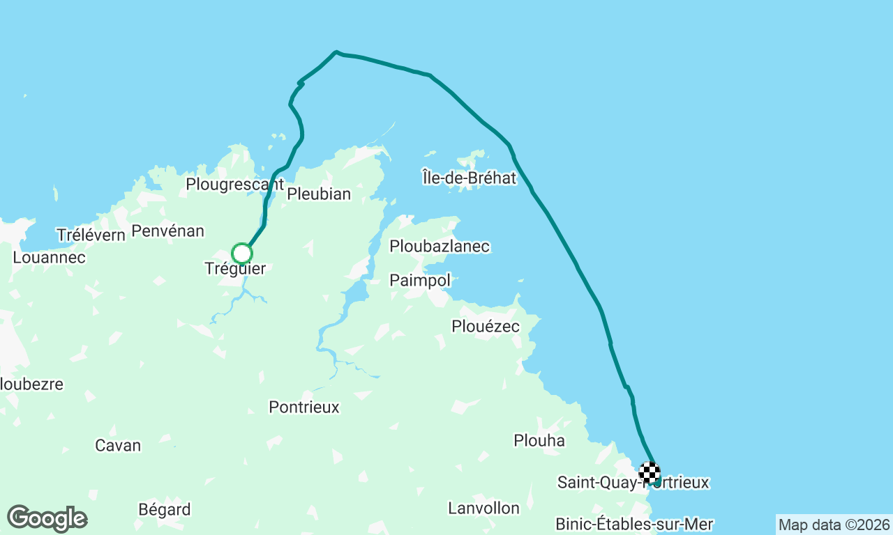 Treguier to St-Quay-Portrieux