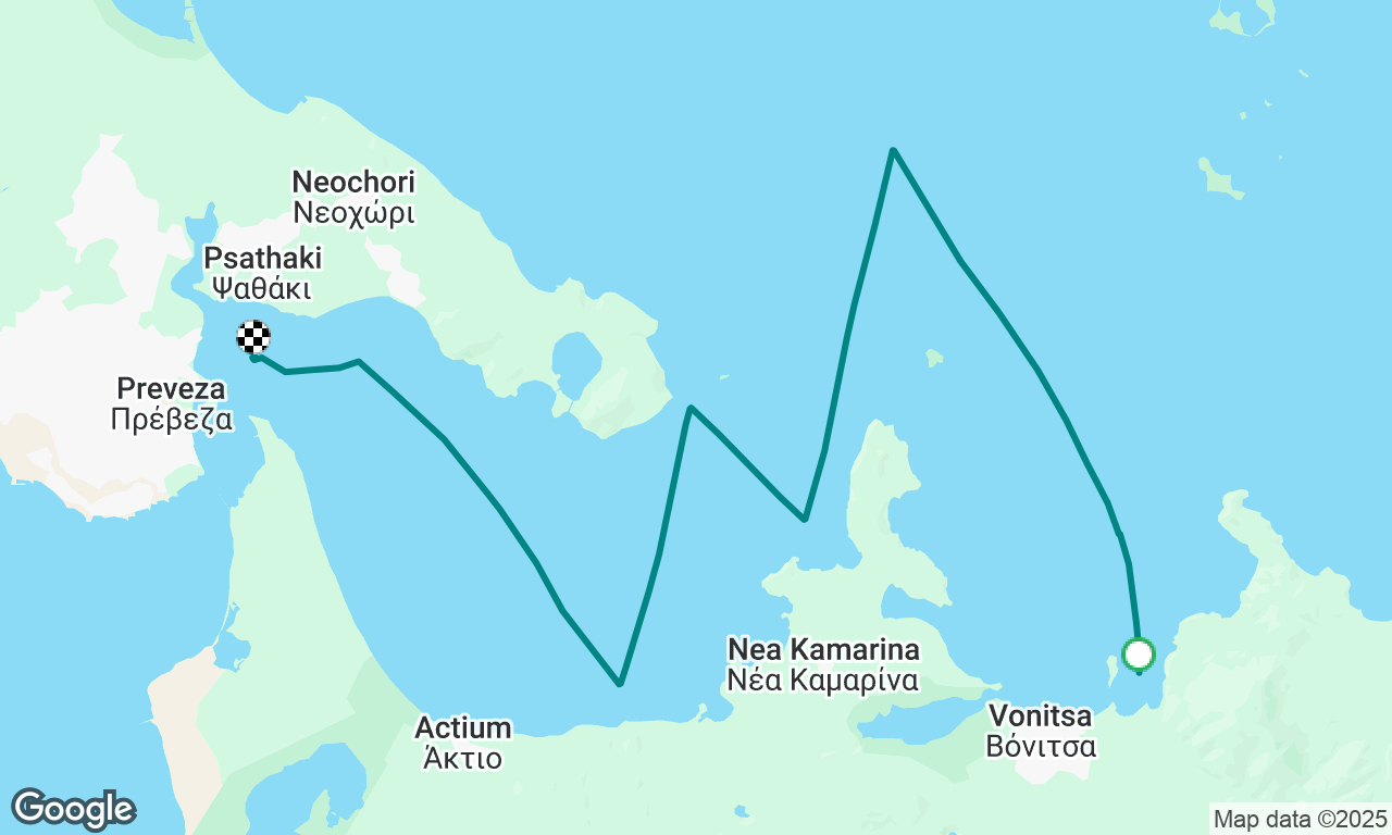 Vonitsa Anchorage (Koukounitsa) to Hospital Bay