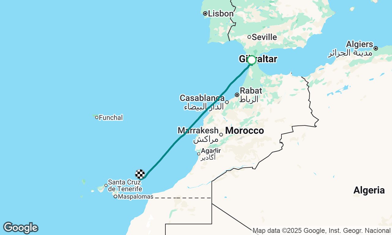 Traversé Tanger Canaries