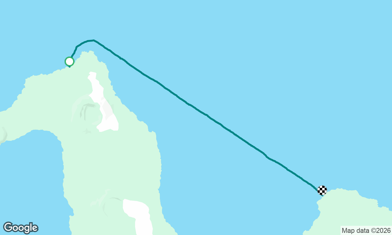 Punta Albermarle, Isabela to Caleta Bucanero, Santiago 