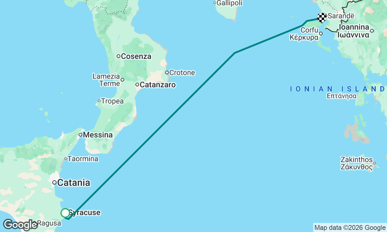 Voyage map