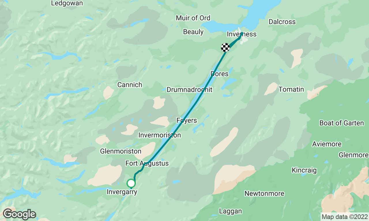 Ardfern to Inverness