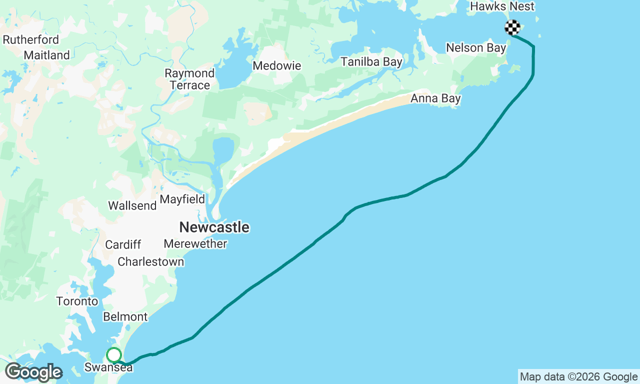 Lake Macquarie to Port Stephens