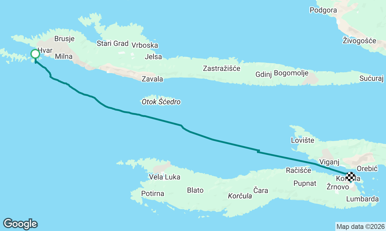 Voyage map