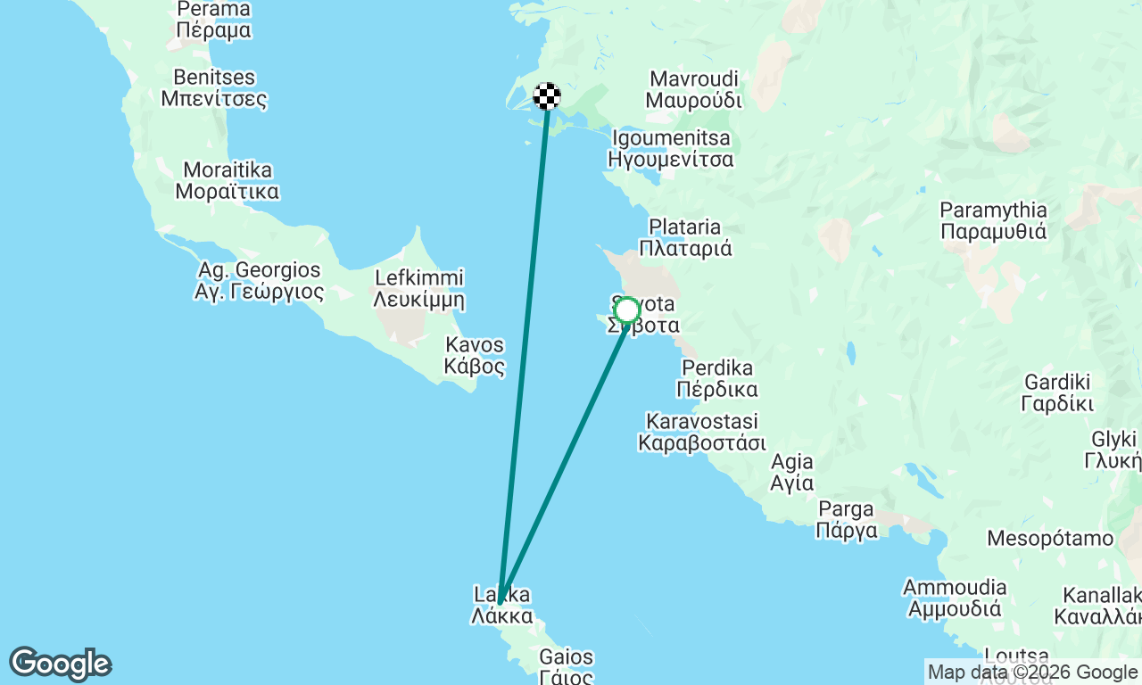 Voyage map
