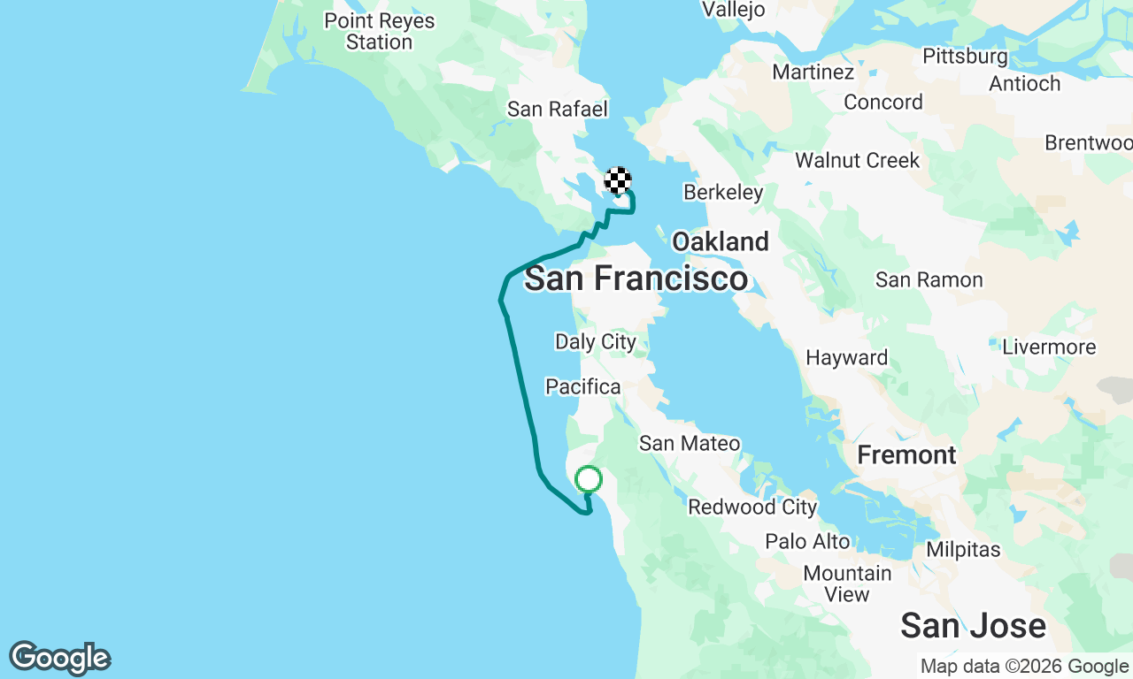 Voyage map