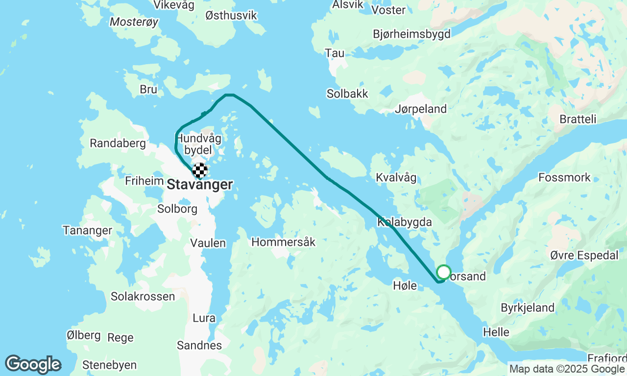 Hagen to Stavenger 