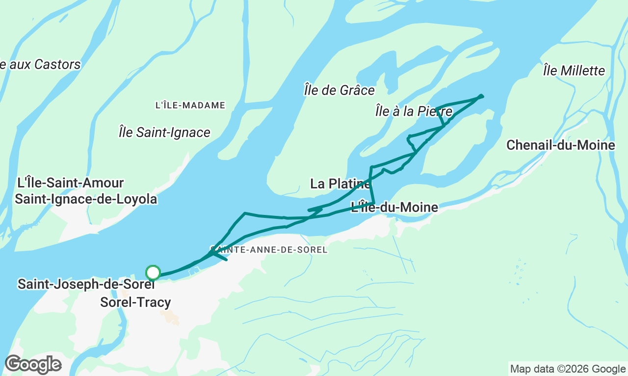 Voyage map