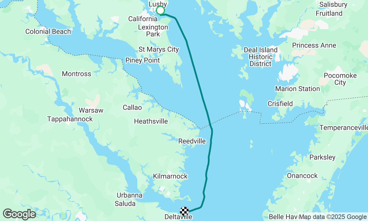 Solomons Island to Deltaville