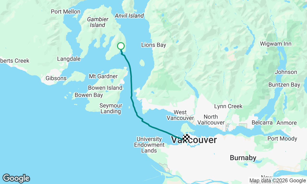 Voyage map