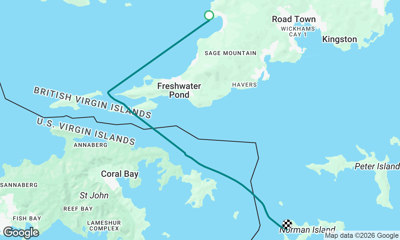 Cane Garden Bay to Norman Island