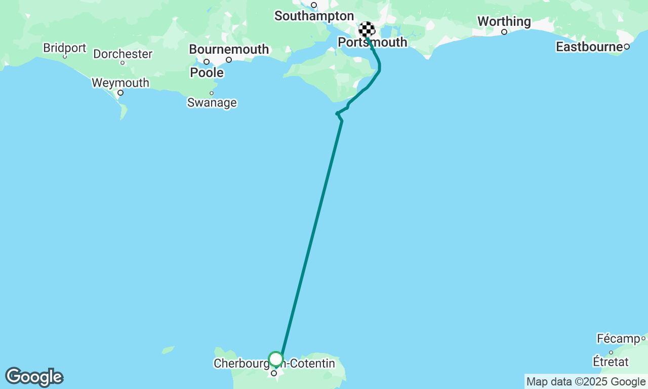 Cherbourg return to Gosport