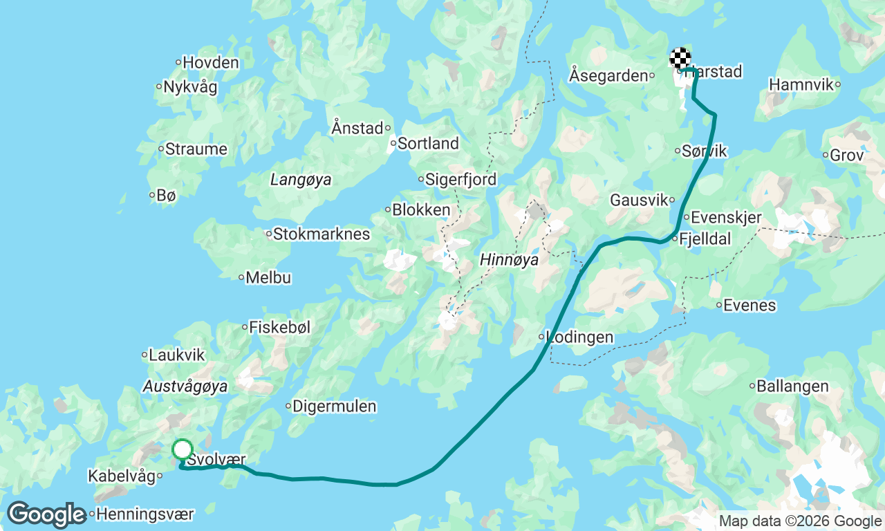 Voyage map