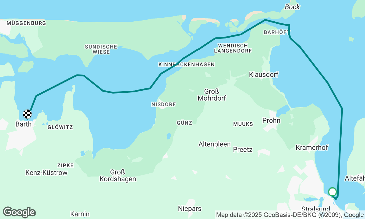 Fahrt nach Barth