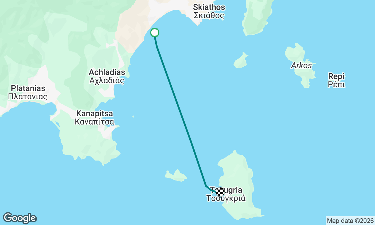 Skiathos to bay for lunch