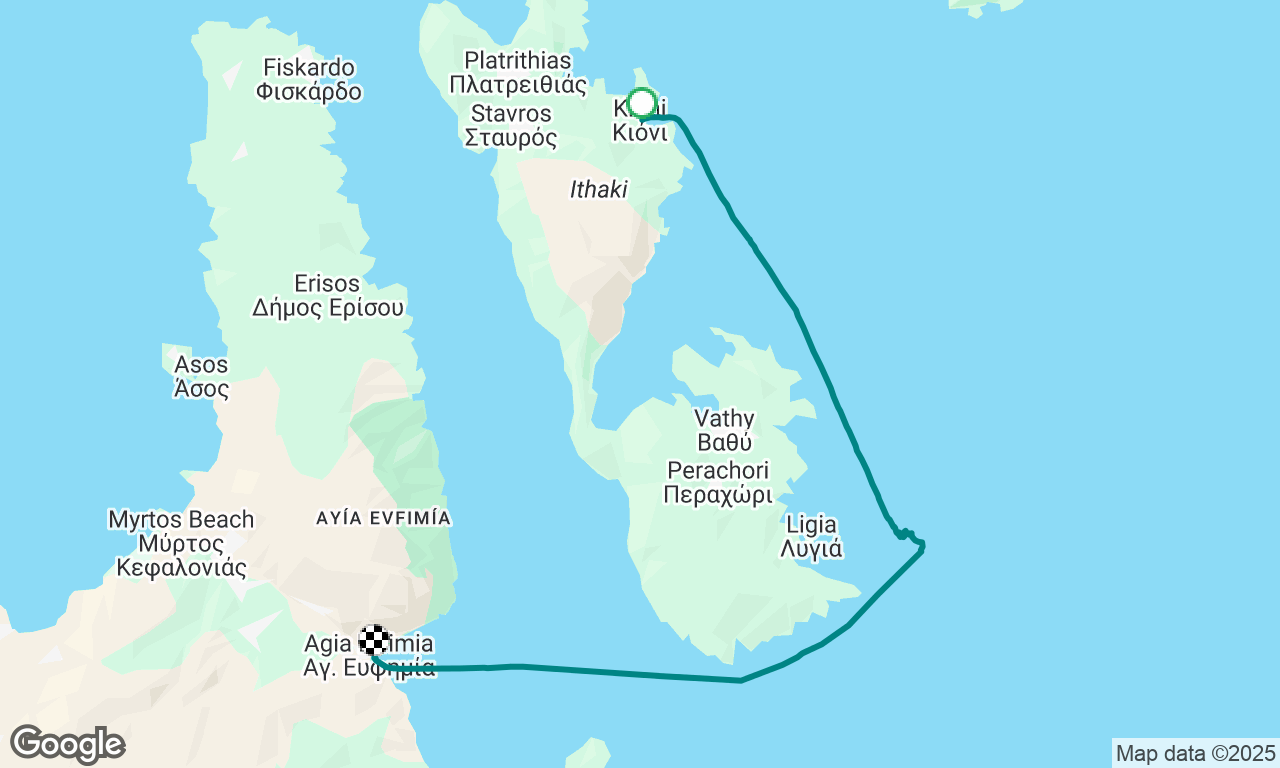 Ionian 25: Ithaca to Ay Eufimia