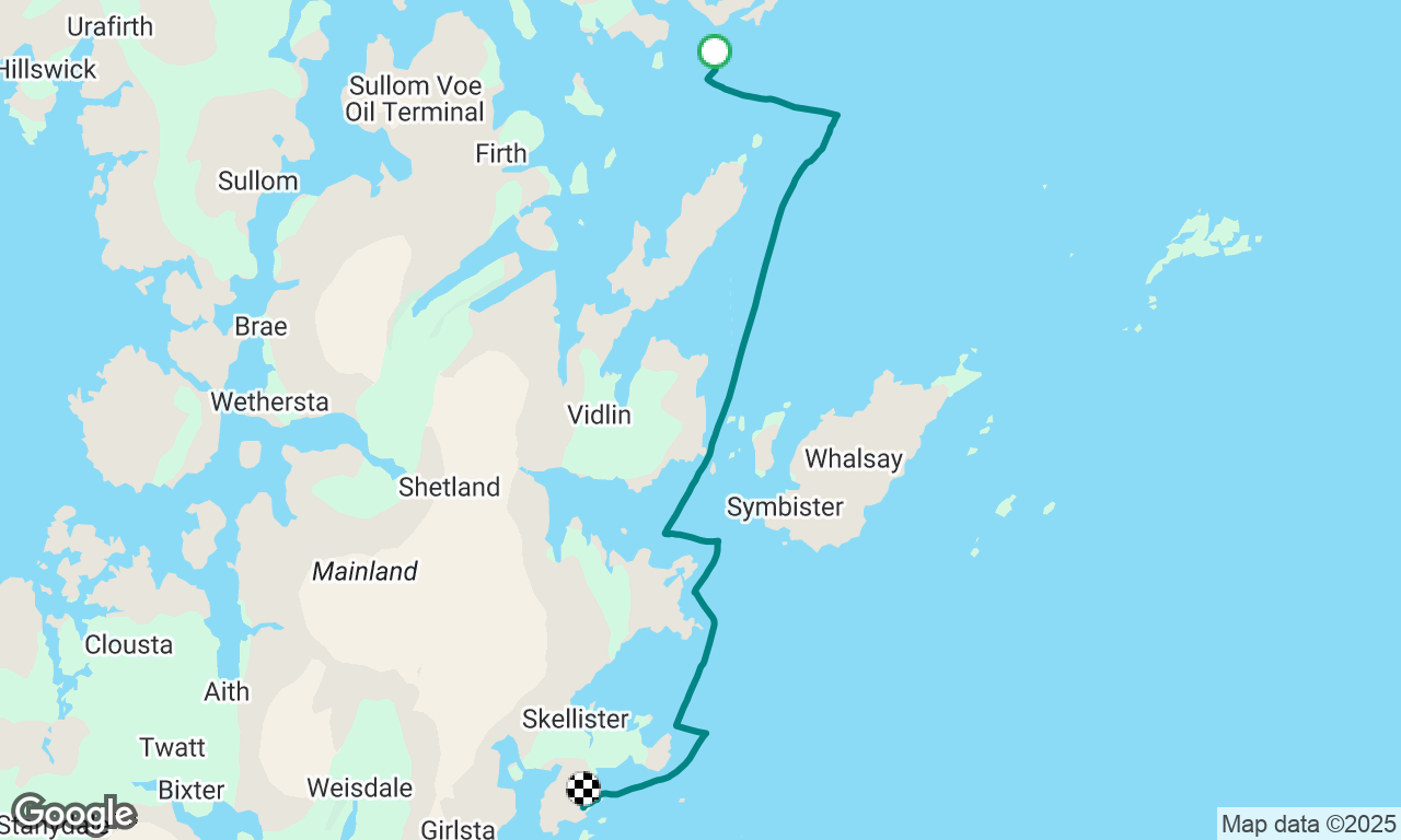 Burravoe to North Voe of Gletness