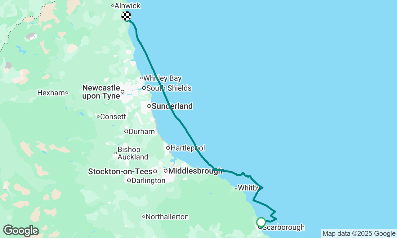 Scarborough back to Amble