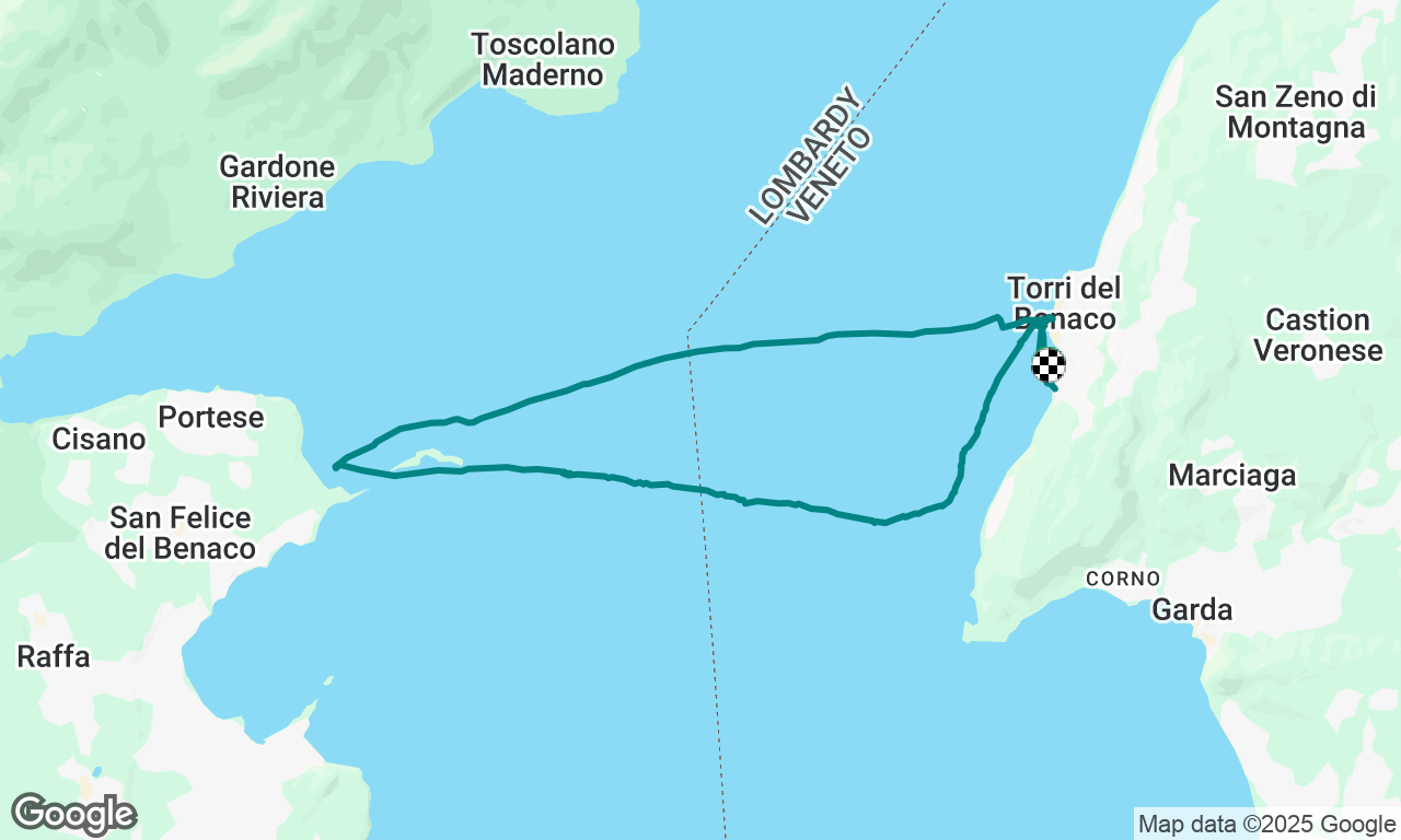 all'isola del Garda assieme a  Elektra